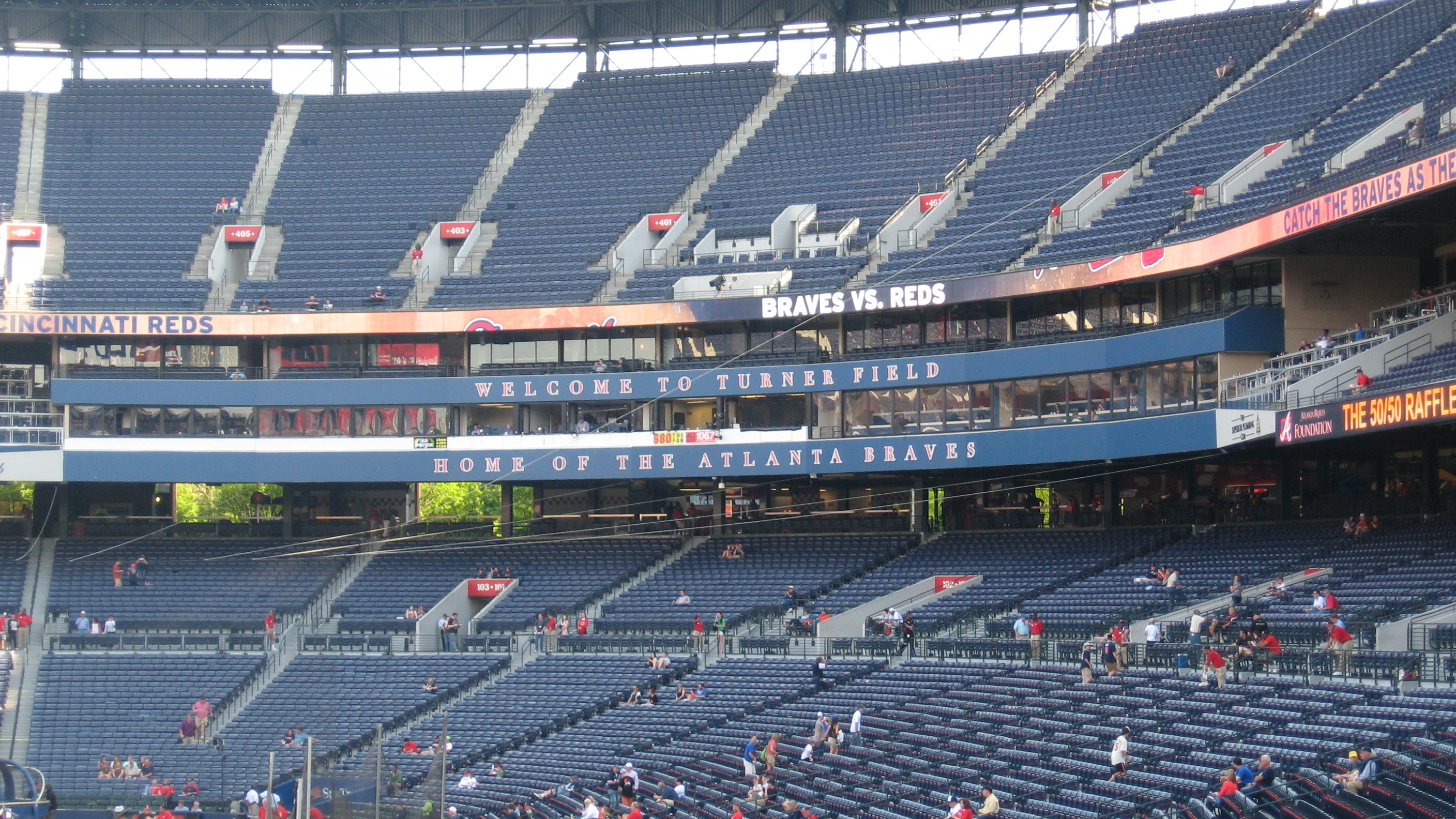 Atlanta Braves Seating Information  Atlanta braves, Braves, Turner field