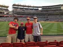 Ben, Jack, me and Paul at Nationals Park 2015
